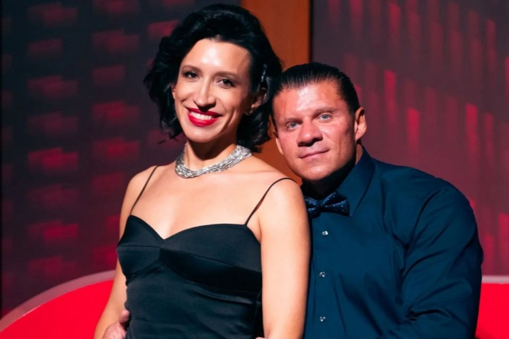 Елена Борщева с мужем
