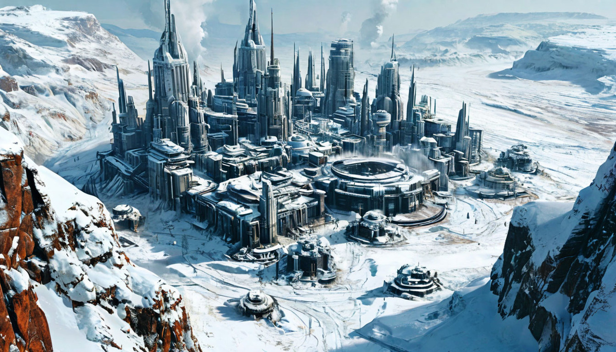 Frostpunk в представлении нейросети от Яндекса.