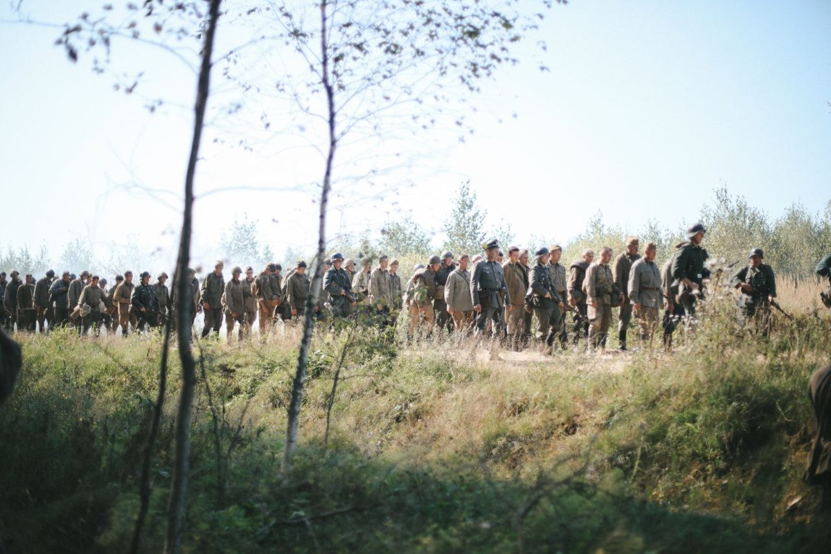 Фото со съёмок сериала «Солдатская мать» – К.Б.А.