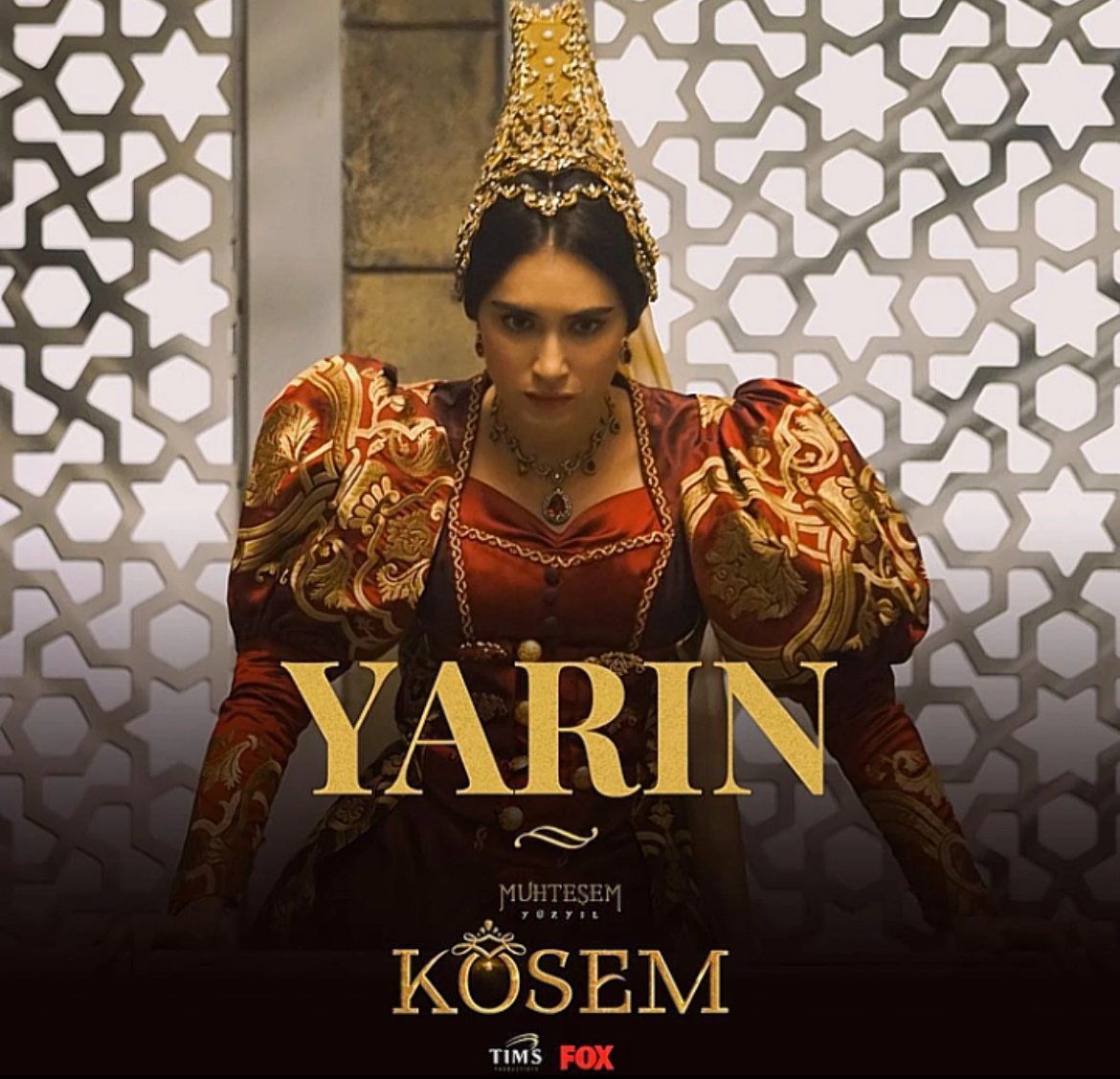 Ханде Догандемир в роли Турхан Султан, промо-фотография для сериала «Великолепный век: Империя Кёсем» 