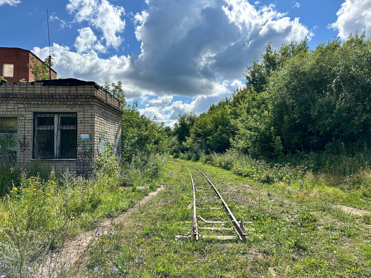 Начало Каринской УЖД возле разъезда Новый