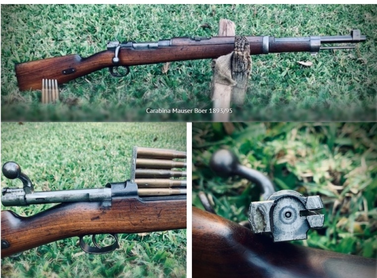 Mauser M1893 была высококачественной и надежной винтовкой. С длиной 738 мм и весом 4 кг, она использовала патроны калибра 7×57 мм,