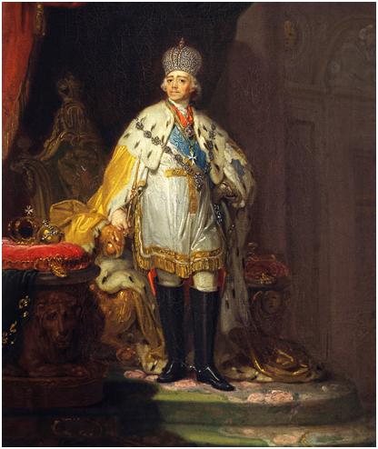 В.Л. Боровиковский. Портрет Павла I. 1799–1800 гг. Государственная Третьяковская галерея. 