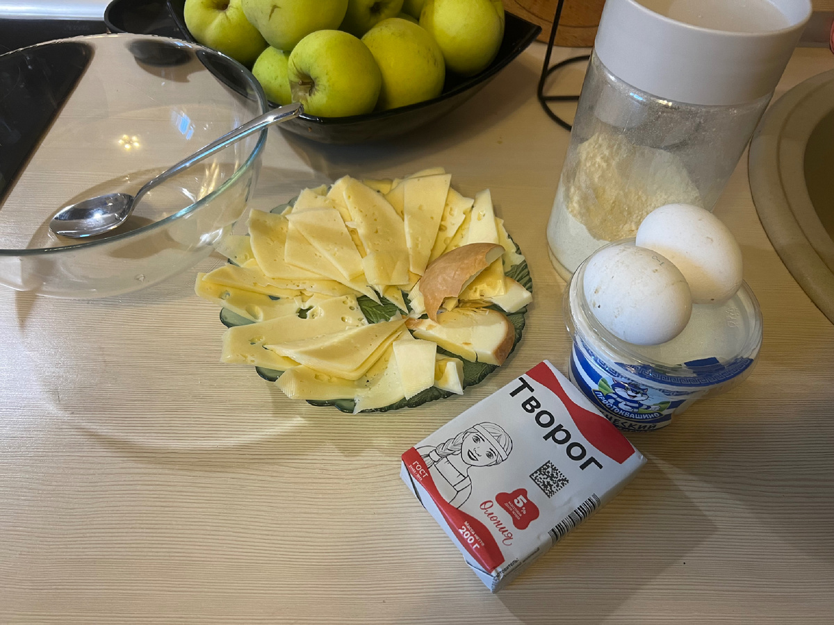 Сыр я использовала не весь, а только 50 гр