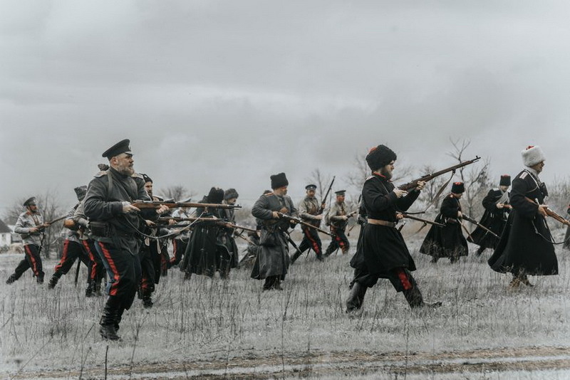 Реконструкция боя Гражданской войны. Фото из открытых источников