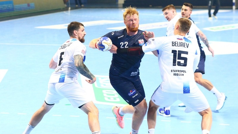    К 36-й минуте отрыв команды из Бреста вырос уже до десяти мячей Фото: SEHA — Gazprom League