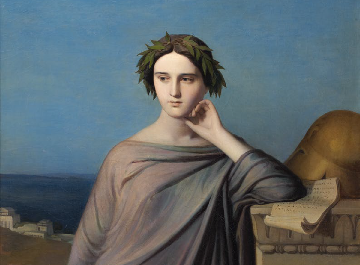 Телесилла из Аргоса. Холст, масло. Ж. Этеск. 1841 г.