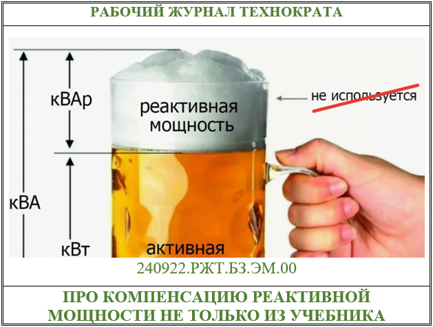 Про компенсацию реактивной мощности не только из учебника: нужно или нет, как правильно