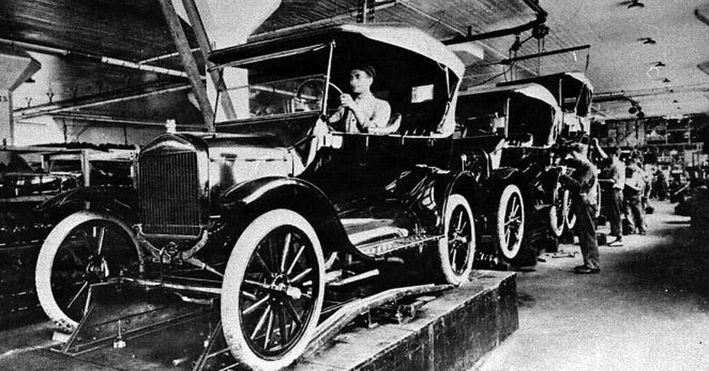 Model T на конвейере