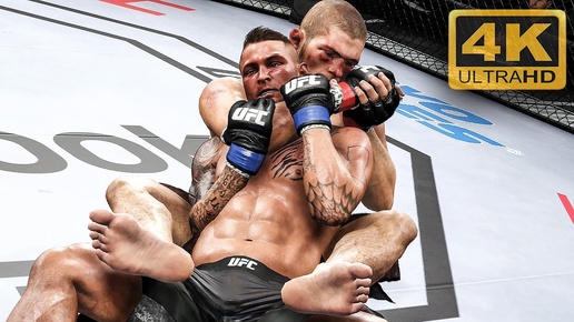 UFC 242 Fight: Khabib Nurmagomedov vs Dustin Poirier [4K] ➤ UFC 3 EA SPORTS