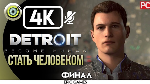 Detroit: Become Human | PC Прохождение | [4K] — ФИНАЛ [Стать человеком] | #BLACKRINSLER