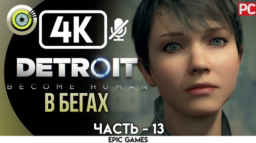 Detroit: Become Human | PC Прохождение | [4K] — #13 [В бегах] | #BLACKRINSLER