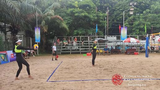 Kien Giang vs Hai Phong (Hanh / Vi) Beach volleyball. Can Tho. Vietnam. 22/09/2024