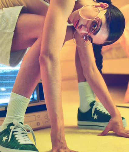 Лурдес Леон фотоссеия для бренда MadeMe