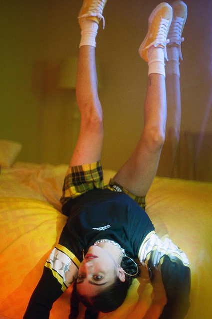 Лурдес Леон фотоссеия для бренда MadeMe