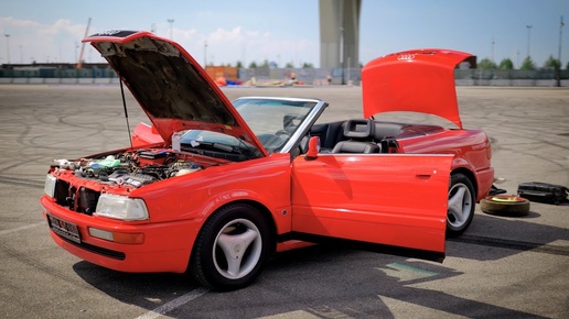 Легендарная AUDI CABRIOLET — Яркая жизнь, Яркий финал !