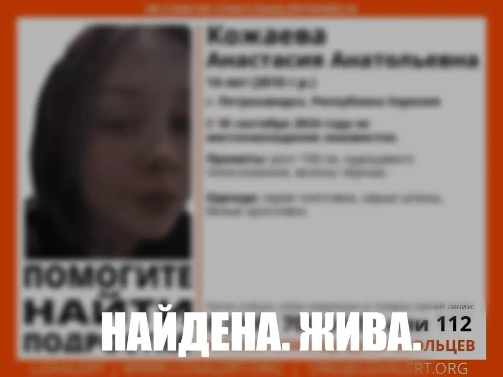     Источник: Поисковый отряд «ЛизаАлерт» Республики Карелия