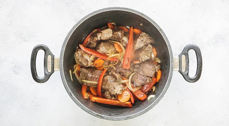   Шулюм из говядины в казане (gastronom.ru)