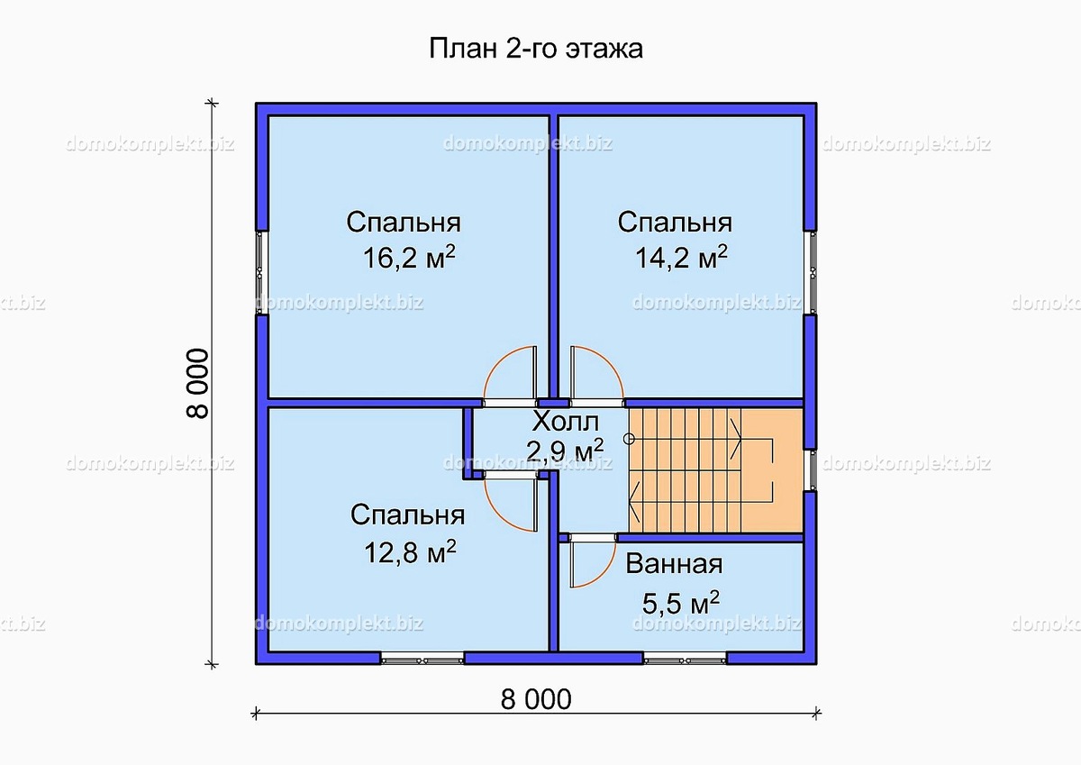 Планировка 2-го этажа