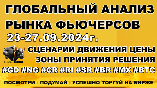 Анализ рынка фьючерсов! Золото, Натуральный Газ, Индекс РТС, Доллар, Сбербанк, Нефть, ММВБ, Биткойн!