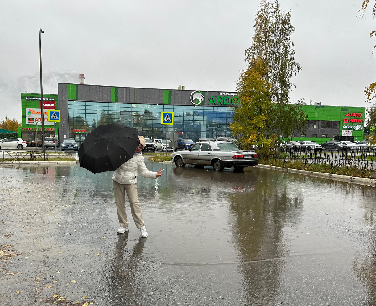 Первый снег.