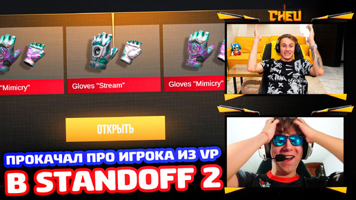 ПРОКАЧКА ПРО ИГРОКА ИЗ VIRTUS PRO В STANDOFF 2!