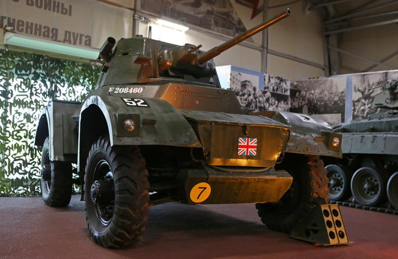 Бронированный автомобиль Daimler Mk.II собственной персоной. Фотография в свободном доступе.