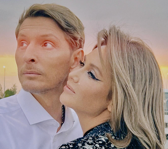 Ляйсан вместе с супругом - Павлом Волей