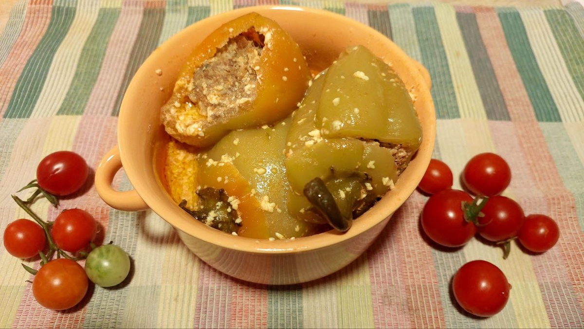 Фаршированные перцы. Домашний рецепт. Рецепты. 