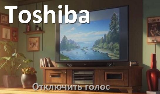 
Как на телевизоре Toshiba отключить голосового помощника и подсказки