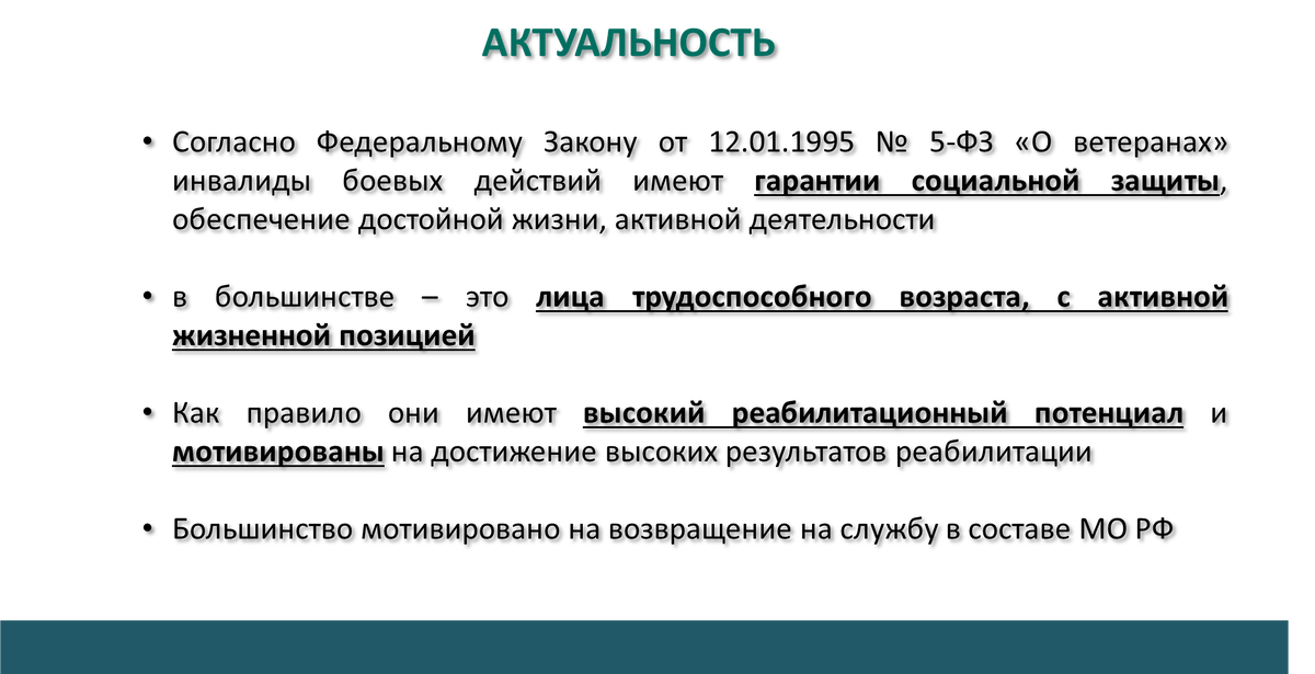 Актуальность