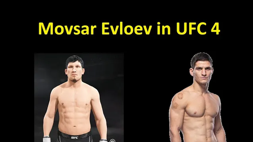 Как создать Мовсара Евлоева в UFC 4 (Старое видео)