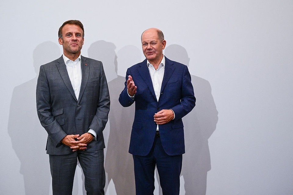    Макрон и Шольц изменили риторику о РФ из-за избирателей REUTERS