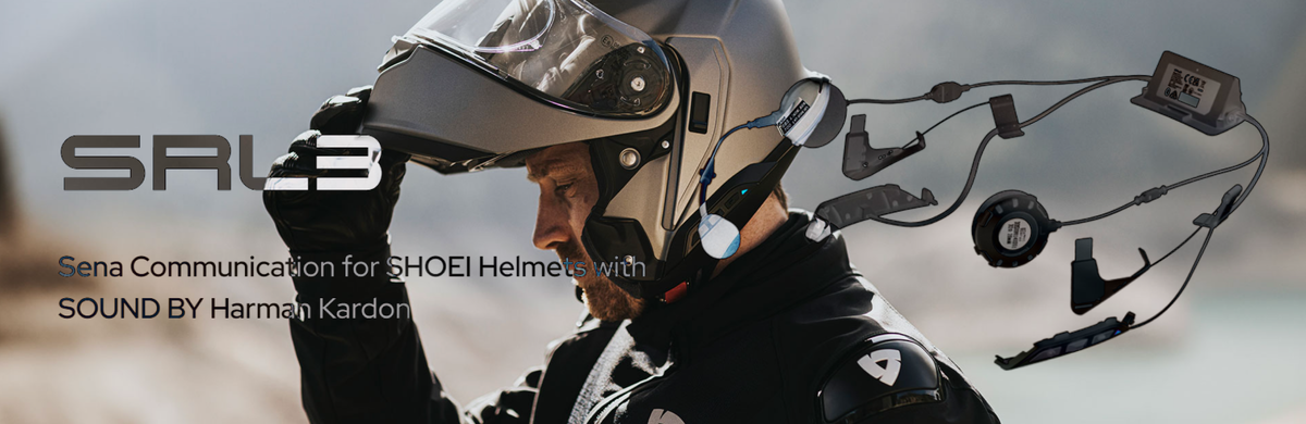 Гарнитура SENA SRL3. Sena Communication for SHOEI Helmets.