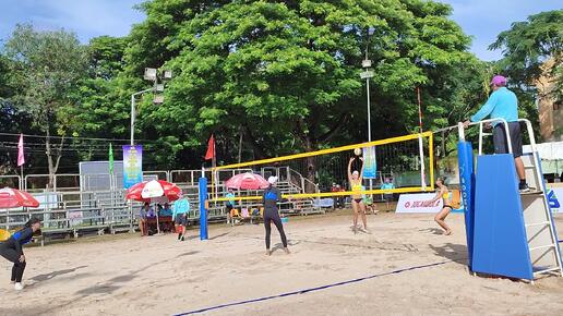 Can Tho 1 vs Hai Phong. Beach volleyball. Can Tho. Vietnam. 23/09/2024