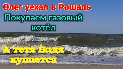 Олег уехал в Рошаль. Покупаем газовый котёл. Тетя Надя купается, как водичка?