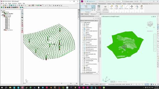 Aquaveo GMS: импорт поверхности из Autodesk Civil 3d