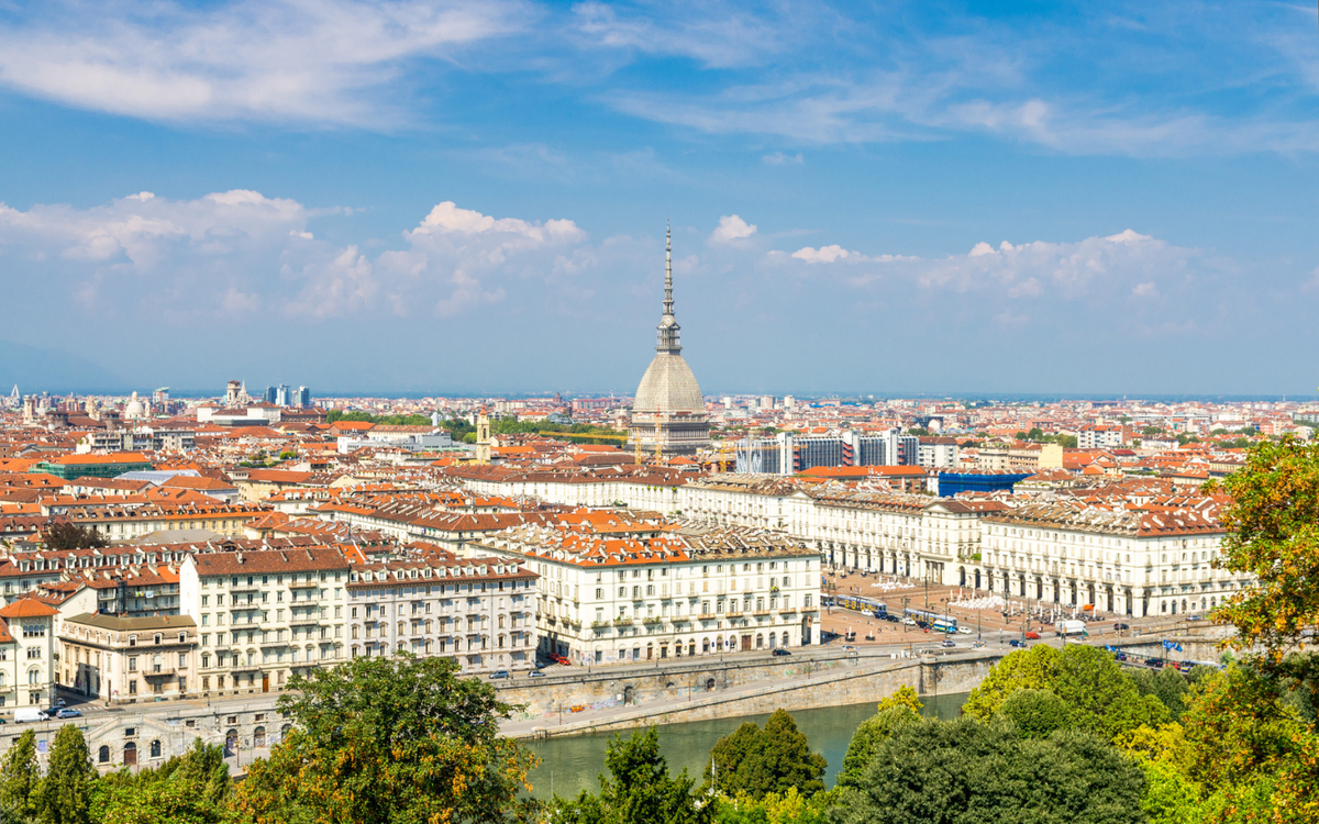 Турин. Мост Молленара (Ponte Monumentale di Mole Antonelliana)