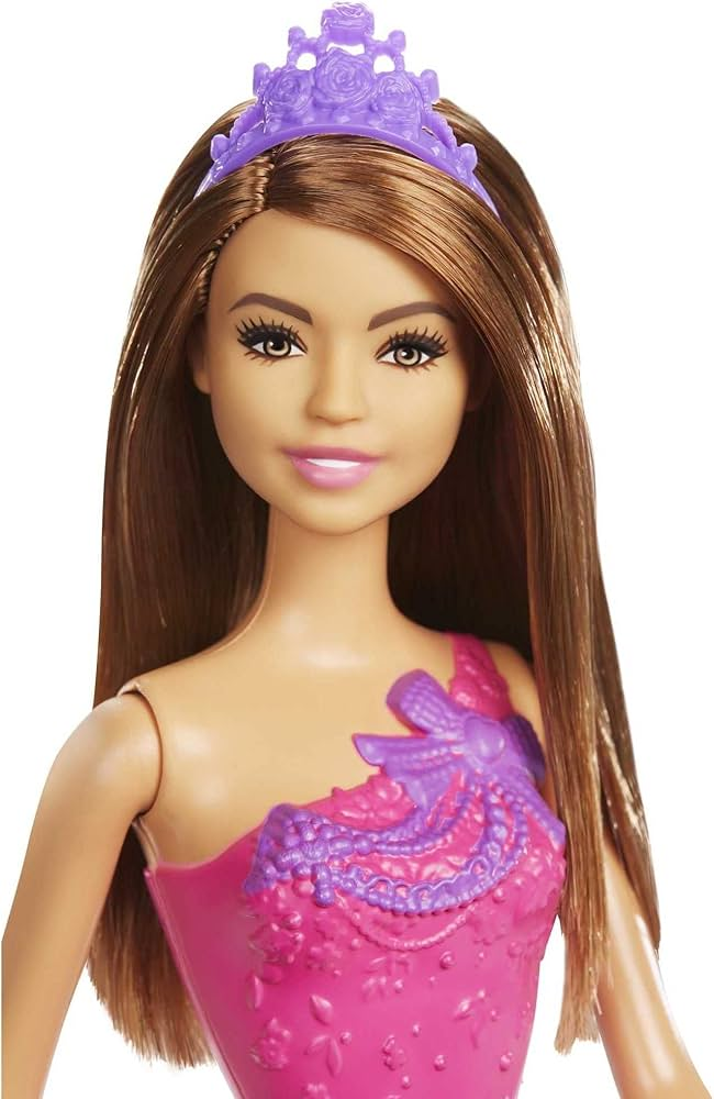 2019 Princess Barbie, brunette #GGJ95, Mattel 