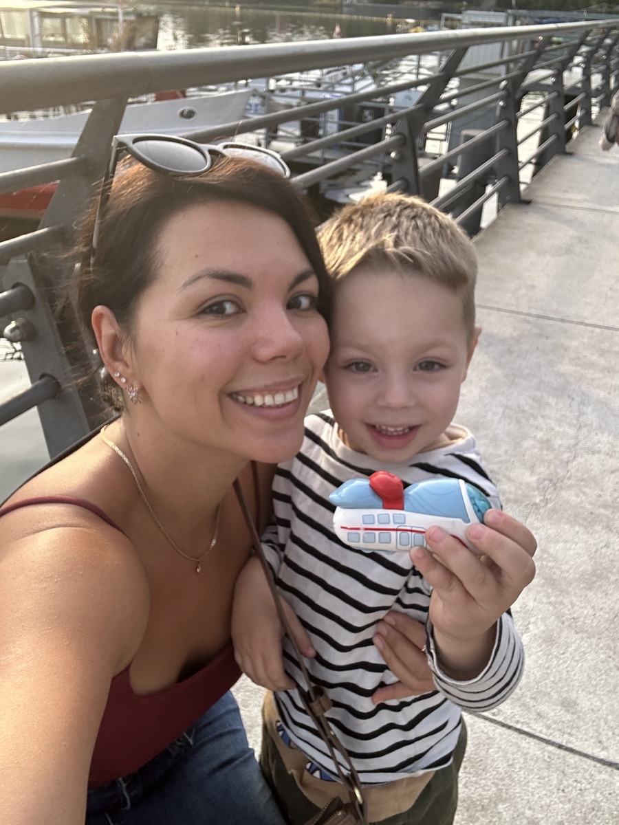 Фото автора с сыном