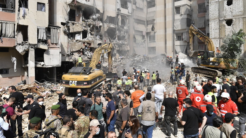     Разрушения в Ливане после ударов ЦАХАЛ Gettyimages.ru Houssam Shbaro/Anadolu