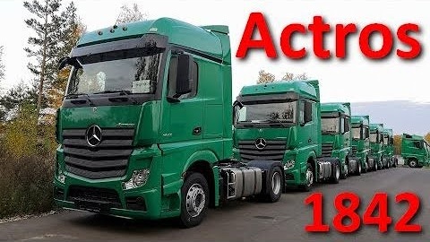 Мерседес Актрос 1842 - седельный магистральный тягач (Mercedes Actros)