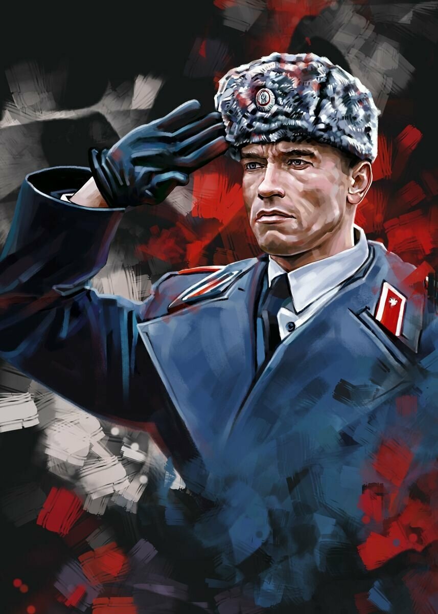 Арт к фильму "Красная жара" (автор неизвестен)