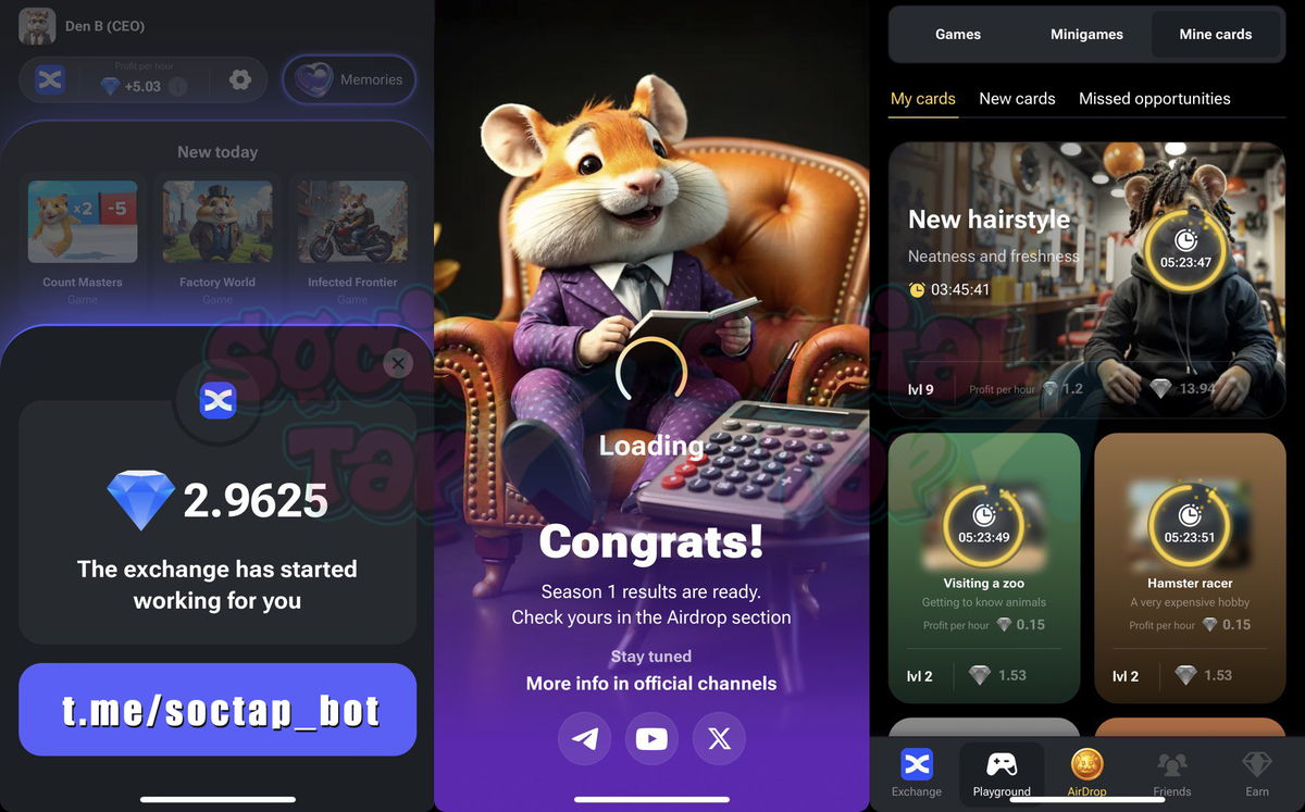 Листинг Хамстер Комбат (Хомяка) Hamster Kombat