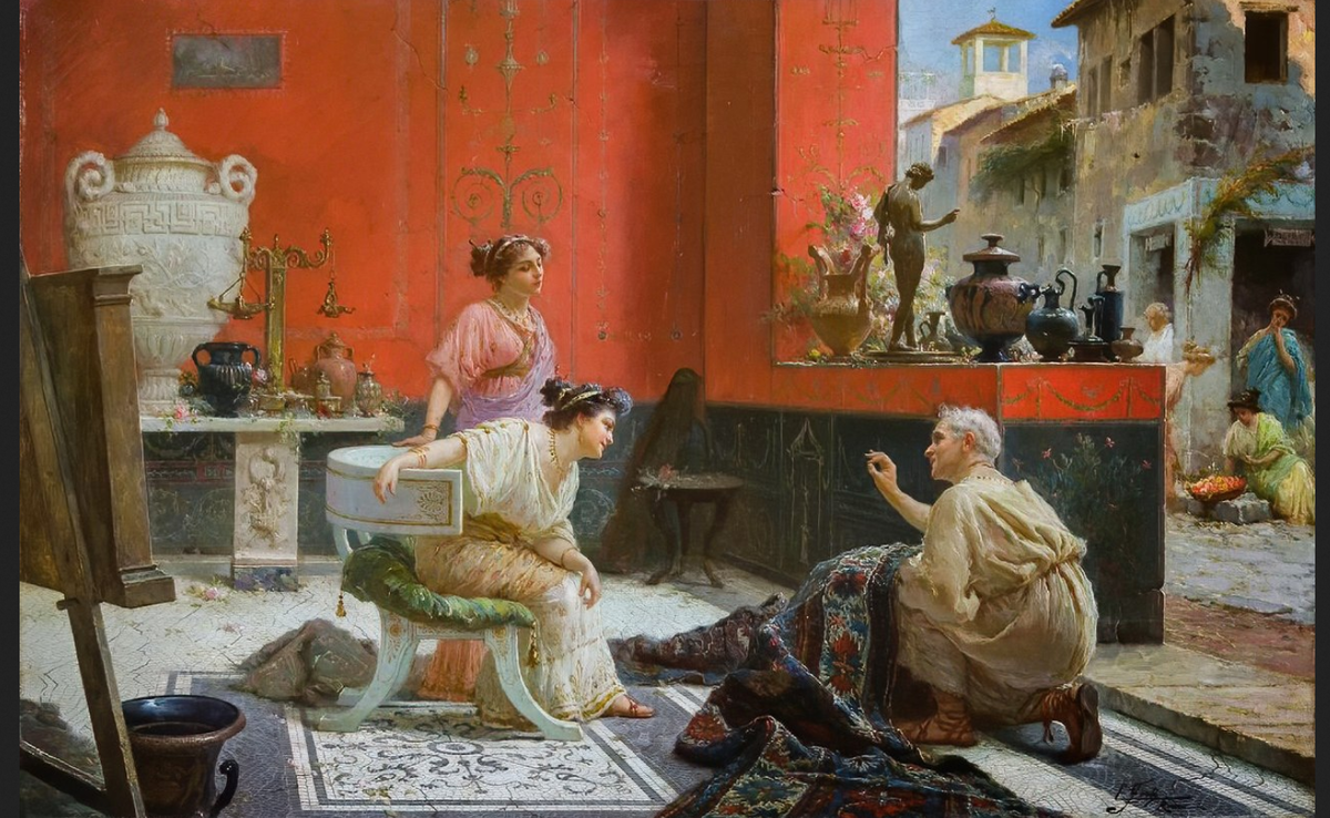 Этторе Форте. "Торговец коврами"