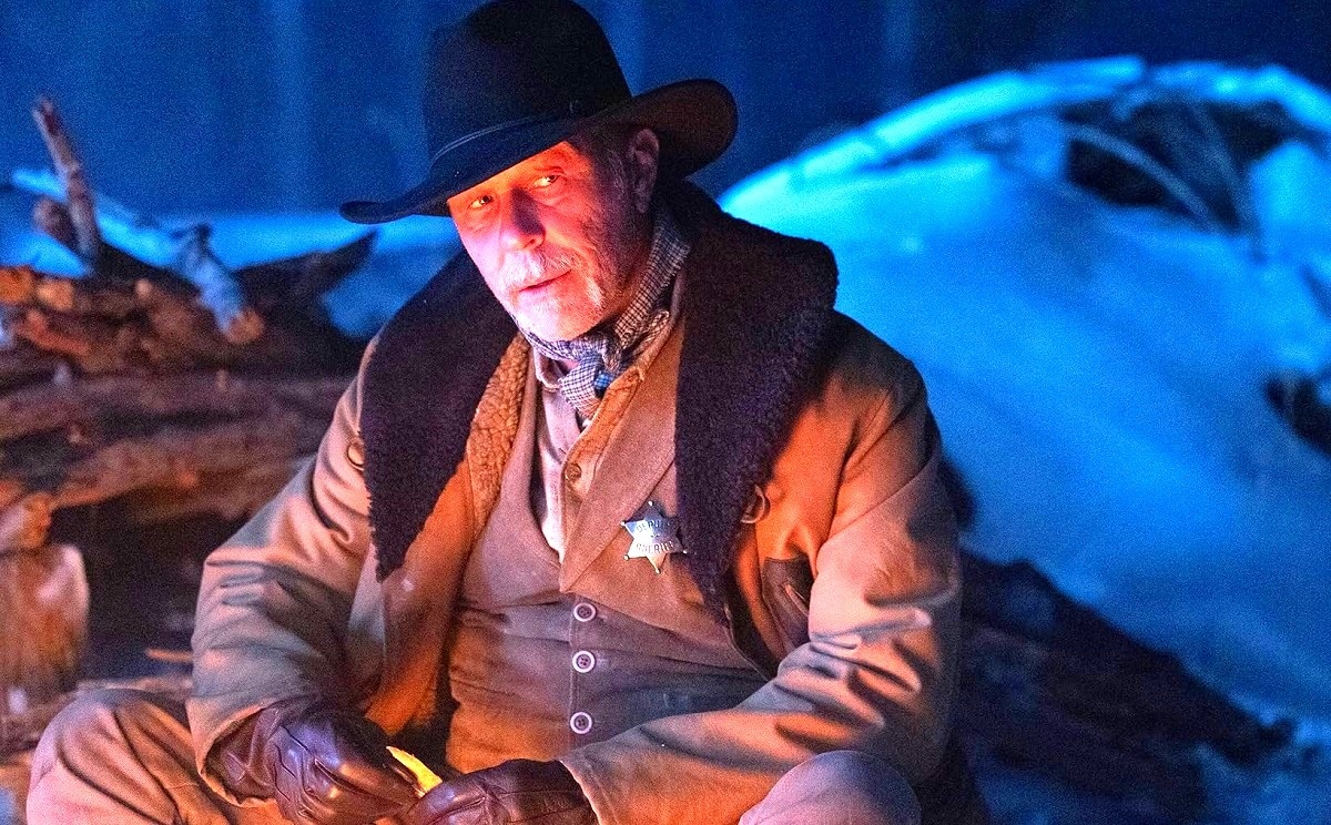 Д. Хетфилд: - Щас спою... Never free-е / Never me-е / So I dub thee unforgiven!