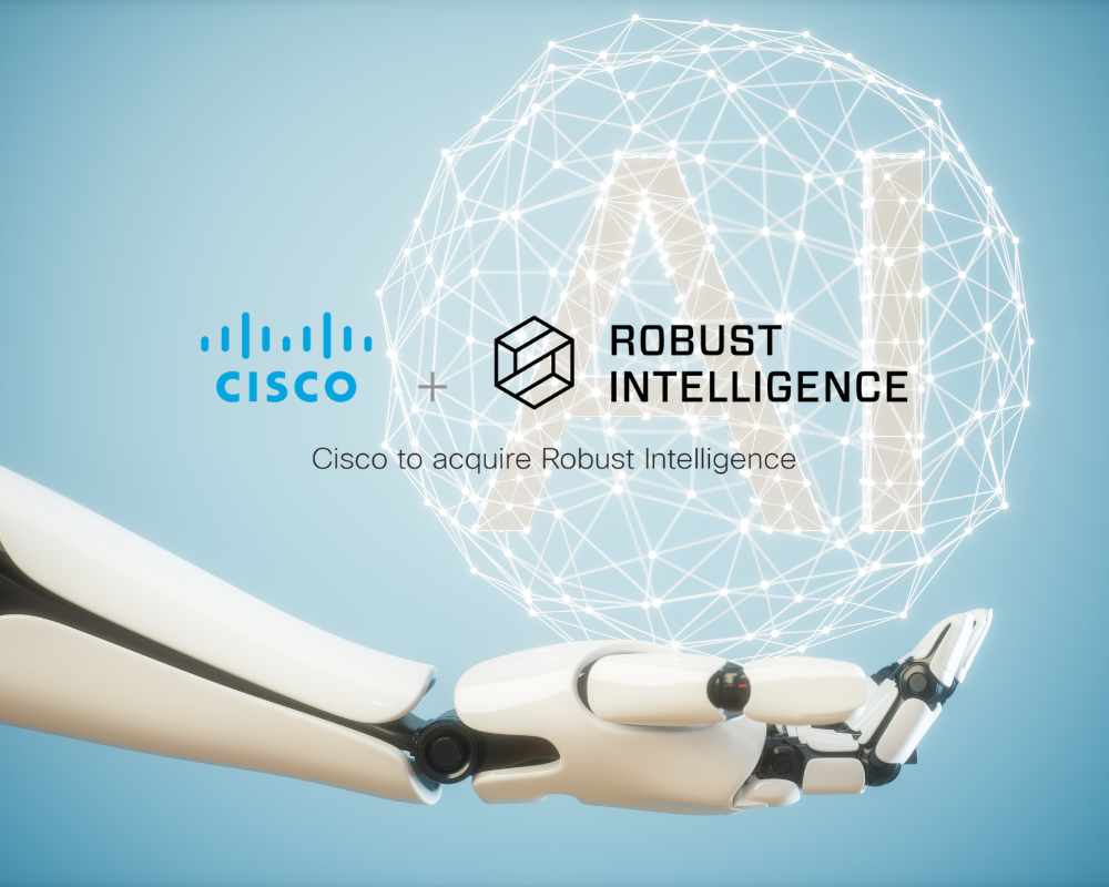 Cisco объявляет о намерении приобрести Robust Intelligence.