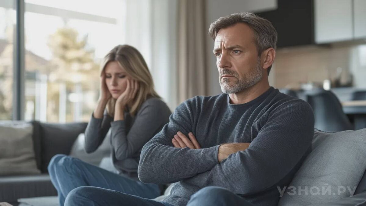    Мужчина раздражен на женщину © Фото: uznay.ru