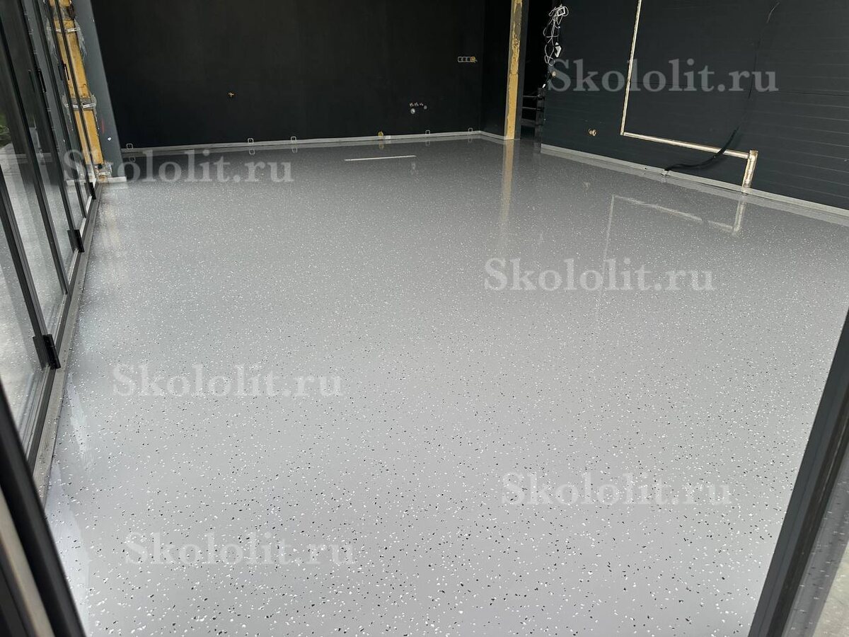 Полимерные полы в гараже 
