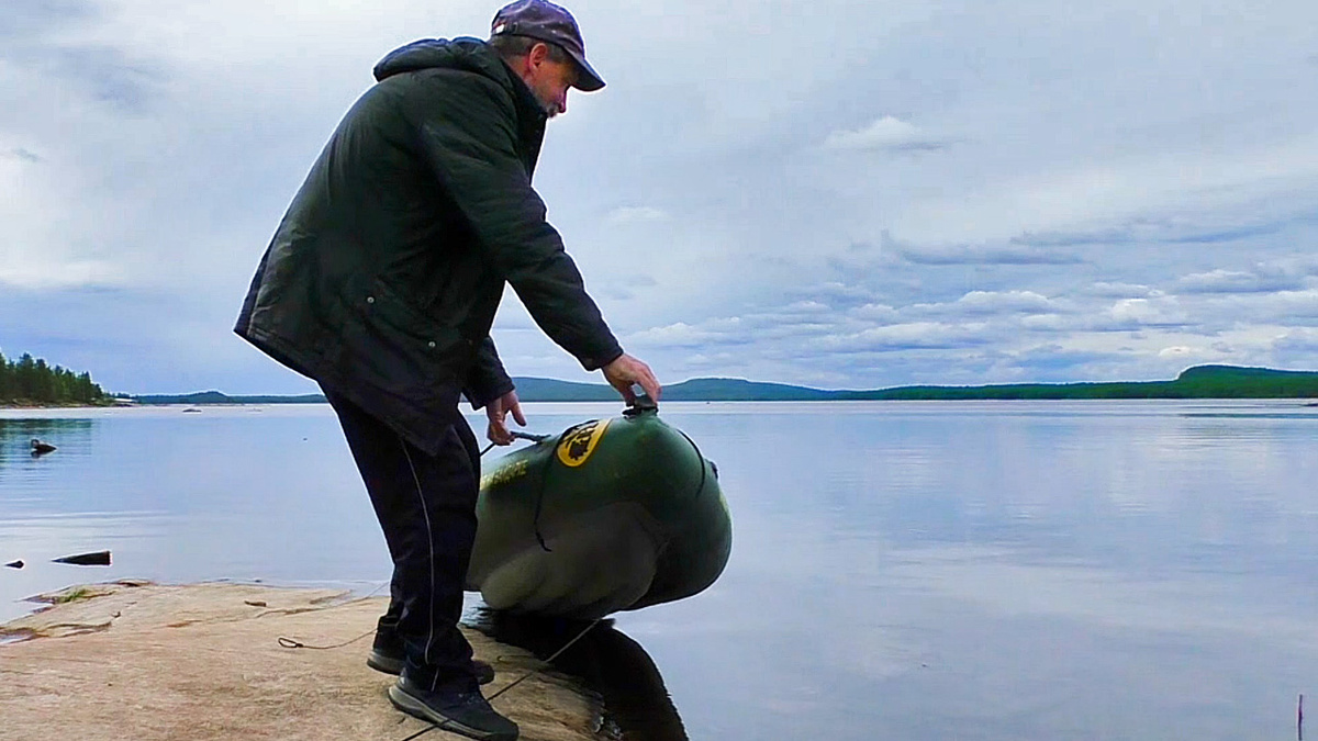 Поход на байдарке по Княжегубскому водохранилищу